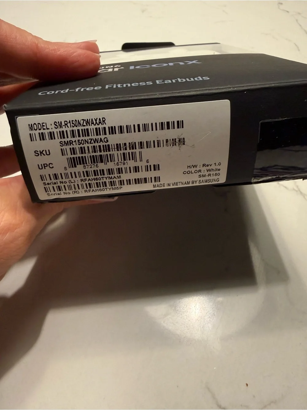 Samsung Gear IconX True Wireless Earbuds in White